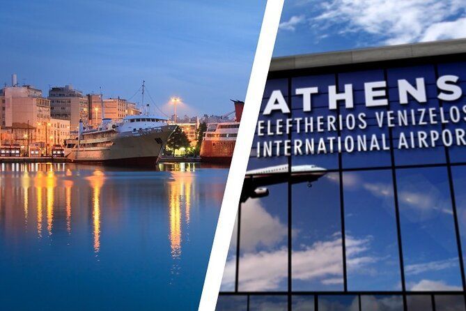 Athens Airport ATH To Piraeus Port PIR Taxi Transfer